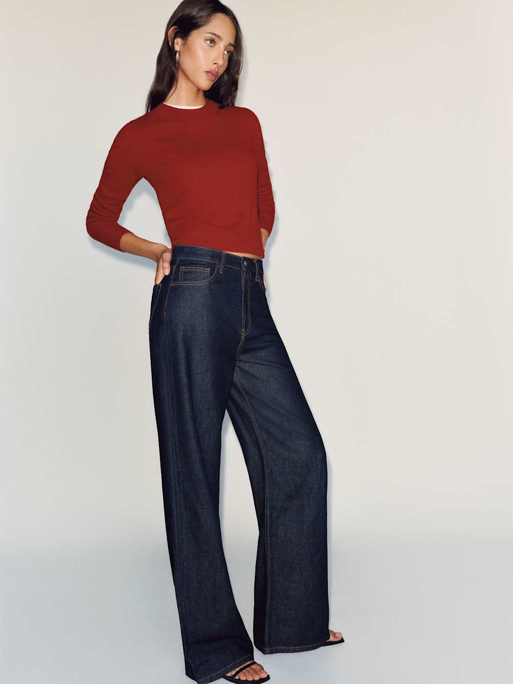Cary Lived-In Wide Leg Jeans