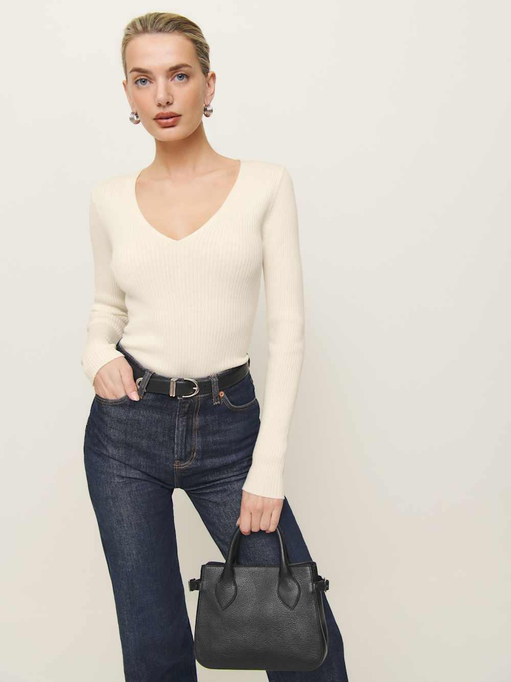 Valencia Regenerative Merino V-Neck